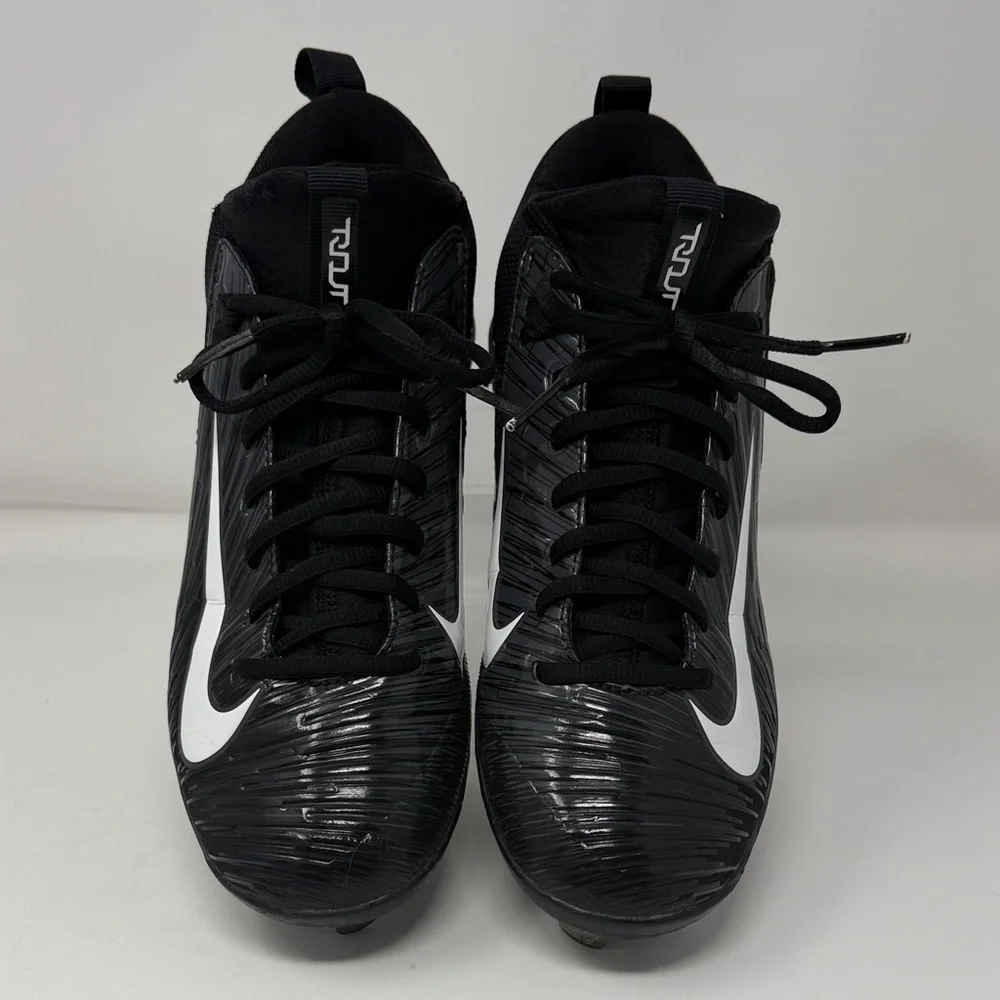 Nike Mike Trout Max Air Black and White Baseball Cleats Size 8